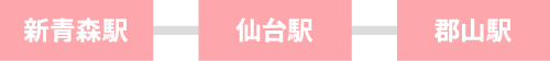 新青森駅-仙台駅-郡山駅
